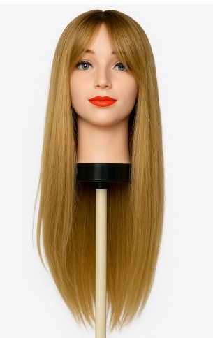 Peruka damska wysokiej jakości - jasnobrązowa 70 cm